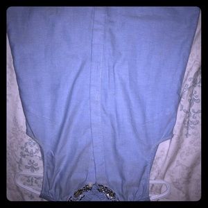 J crew diamond collar sleeveless button shirt